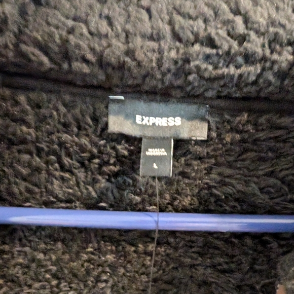 Express Sherpa jacket fleece BNWT WOMEN'S - Picture 8 of 15